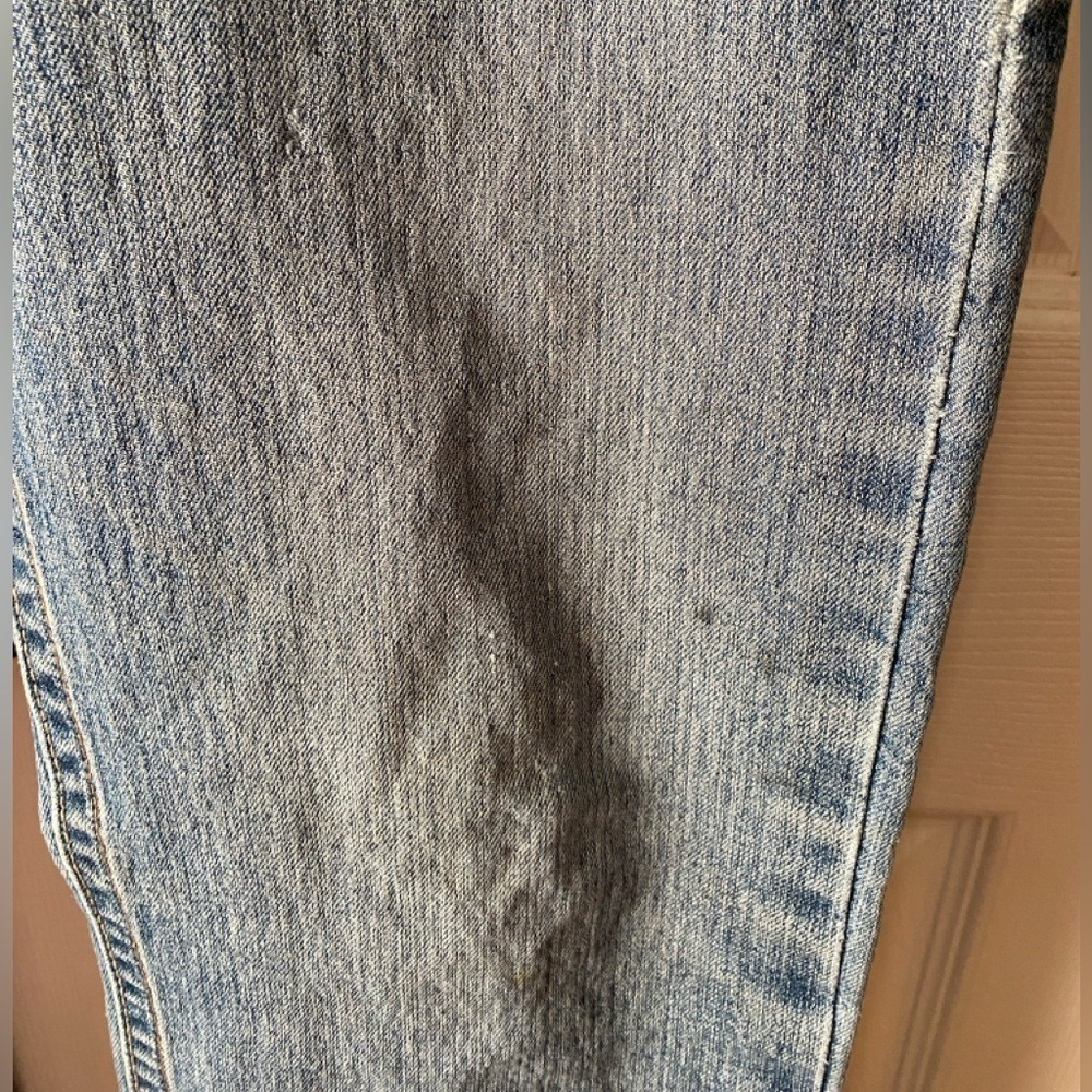 ARIAT REBAR M7 Slim Straight Rico Medium Wash Distressed Work Denim Jeans SZ 32 - Picture 8 of 13